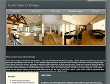 Tablet Screenshot of fusion-interior-design.org.uk